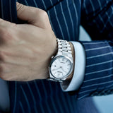  Shop Authentic Citizen Tsuyosa Automatic White Dial Silver Steel Strap Watch For Men - NJ0150-81A - Luxxuri