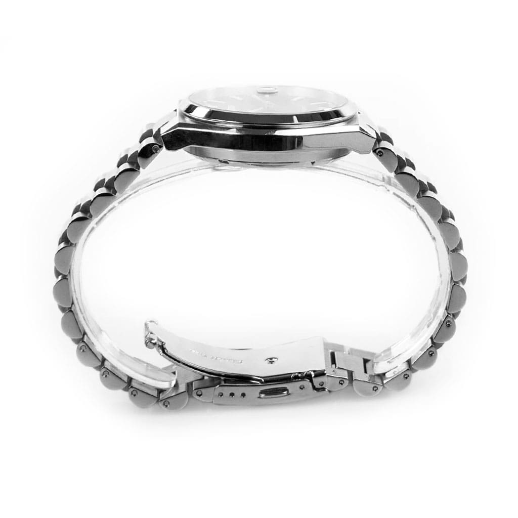  Shop Authentic Citizen Tsuyosa Automatic Black Dial Silver Steel Strap Watch For Men - NJ0150-56E - Luxxuri