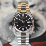  Shop Authentic Citizen Tsuyosa Automatic Black Dial Silver Steel Strap Watch For Men - NJ0150-81E - Luxxuri