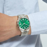  Shop Authentic Citizen Tsuyosa Automatic Green Dial Silver Steel Strap Watch For Men - NJ0150-81X - Luxxuri