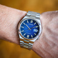  Shop Authentic Citizen Tsuyosa Automatic Dark Blue Dial Silver Steel Strap Watch For Men - NJ0151-88L - Luxxuri