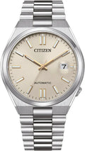 Shop Authentic Citizen Tsuyosa Automatic Oatmeal White Dial Silver Steel Strap Watch For Men - NJ0151-88W - Luxxuri