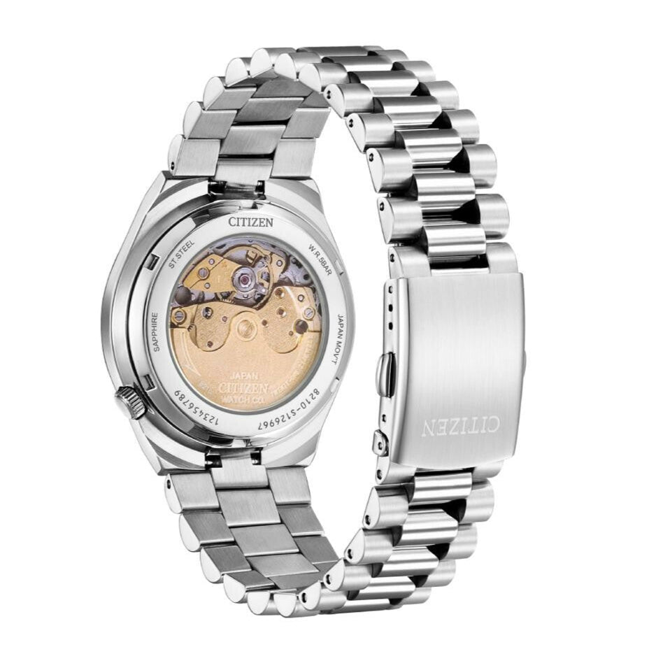  Shop Authentic Citizen Tsuyosa Automatic Blue Dial Silver Steel Strap Watch For Men - NJ0151-88X - Luxxuri