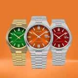  Shop Authentic Citizen Tsuyosa Automatic Orange Dial Silver Steel Strap Watch For Men - NJ0151-88Z - Luxxuri