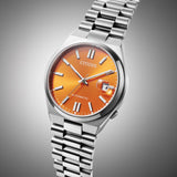  Shop Authentic Citizen Tsuyosa Automatic Orange Dial Silver Steel Strap Watch For Men - NJ0151-88Z - Luxxuri