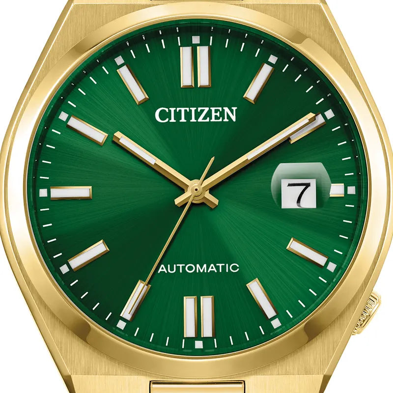  Shop Authentic Citizen Tsuyosa Automatic Green Dial Gold Steel Strap Watch For Men - NJ0152-51X - Luxxuri