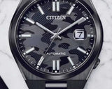  Shop Authentic Citizen Tsuyosa Automatic Camouflage Black Dial Black Steel Strap Watch For Men - NJ0155-87E - Luxxuri