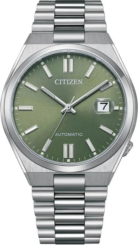  Shop Authentic Citizen x Pantone Automatic Peaceful Green Dial Silver Steel Strap Watch For Men - NJ0158-89Z - Luxxuri