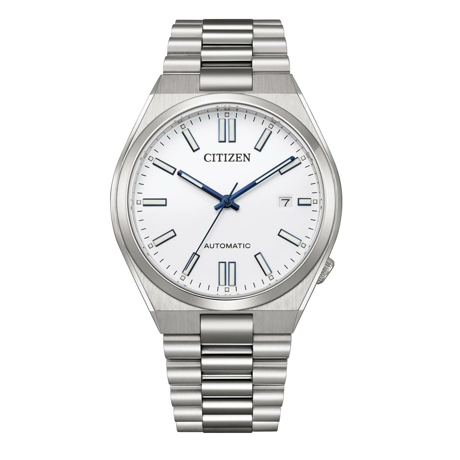  Shop Authentic Citizen Tsuyosa Automatic White Dial Silver Steel Strap Watch For Men - NJ0150-81A - Luxxuri