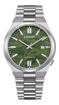  Shop Authentic Citizen Tsuyosa Automatic Camouflage Green Dial Silver Steel Strap Watch For Men - NJ0159-86X - Luxxuri