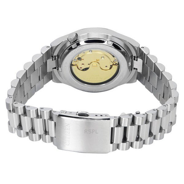  Shop Authentic Citizen Tsuyosa Automatic Camouflage Green Dial Silver Steel Strap Watch For Men - NJ0159-86X - Luxxuri