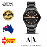  Shop Authentic Armani Exchange Hampton Chronograph Black Dial Black Steel Strap Watch For Men - AX2150 - Luxxuri