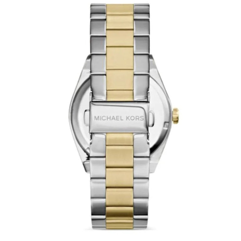  Shop Authentic Michael Kors Channing Blue Dial Two Tone Steel Strap Watch For Women - MK5893 - Luxxuri