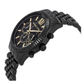  Shop Authentic Michael Kors Lexington Chronograph Black Dial Black Steel Strap Watch for Men - MK8603 - Luxxuri