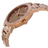  Shop Authentic Burberry The City Rose Gold Dial Rose Gold Steel Strap Watch for Women - BU9034 - Luxxuri