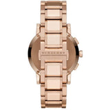  Shop Authentic Burberry The City Grey Dial Rose Gold Steel Strap Unisex Watch - BU9754 - Luxxuri