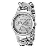  Shop Authentic Michael Kors Runway Twist Silver Dial Silver Stainless Steel Strap Watch for Women - MK3149 - Luxxuri