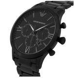  Shop Authentic Emporio Armani Giovanni Chronograph Black Dial Black Steel Strap Watch For Men - AR11349 - Luxxuri