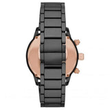 Shop Authentic Emporio Armani Mario Ceramic Chronograph Black Dial Black Steel Strap Watch For Men - AR70002 - Luxxuri