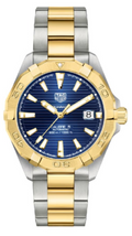  Shop Authentic Tag Heuer Aquaracer Calibre 5 Blue Dial Two Tone Steel Strap Watch for Women - WBD2120.BB0930 - Luxxuri