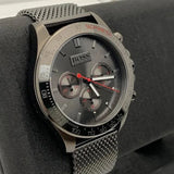  Shop Authentic Hugo Boss Ikon Grey Dial Grey Mesh Bracelet Watch for Men - 1513443 - Luxxuri