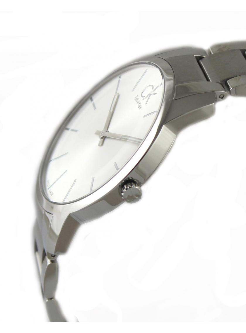  Shop Authentic Calvin Klein City Silver Dial Silver Steel Strap Watch for Men - K2G21126 - Luxxuri
