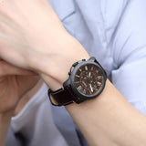  Shop Authentic Fossil Grant Chronograph Brown Dial Brown Leather Strap Watch for Men - FS5088 - Luxxuri