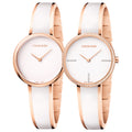  Shop Authentic Calvin Klein Seduce Seduction White Dial Two Tone Steel Strap Watch for Women - K4E2NX1T - Luxxuri