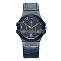  Shop Authentic Maserati Potenza Black Dial 42mm Blue Leather Strap Watch For Men - R8851108007 - Luxxuri