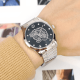  Shop Authentic Gucci G Timeless Diamonds Black Dial Silver Steel Strap Watch For Women - YA1264125 - Luxxuri