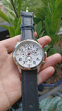  Shop Authentic Tommy Hilfiger Trent Multifunction White Dial Black Leather Strap Watch for Men - 1791138 - Luxxuri