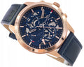  Shop Authentic Tommy Hilfiger Henry Chronograph Quartz Blue Dial Blue Leather Strap Watch For Men - 1710475 - Luxxuri