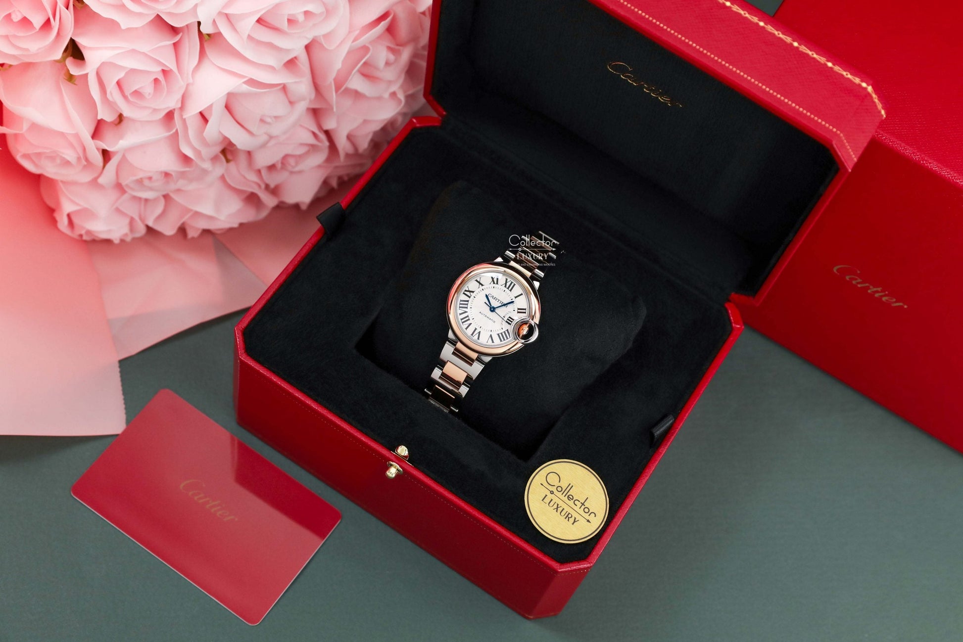  Shop Authentic Cartier Ballon Bleu de Cartier Silver Dial Two Tone Steel Strap Watch for Women - W2BB0032 - Luxxuri