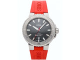  Shop Authentic Oris Aquis Date Relief Grey Dial Red Rubber Strap Watch for Men - 0173377304153-0742466EB - Luxxuri