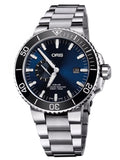  Shop Authentic Oris Aquis Date Blue Dial Silver Steel Strap Watch for Men - 0173377304135-0782405PEB - Luxxuri