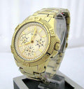  Shop Authentic Guess Mini Phantom Diamonds Gold Dial Gold Steel Strap Watch for Women - W0235L5 - Luxxuri