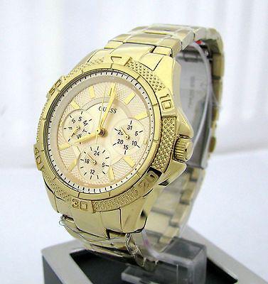  Shop Authentic Guess Mini Phantom Diamonds Gold Dial Gold Steel Strap Watch for Women - W0235L5 - Luxxuri