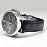  Shop Authentic Tissot T Classic Chemin Des Tourelles Chronograph Black Dial Black Leather Strap Watch For Men - T099.427.16.058.00 - Luxxuri