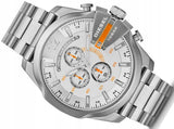  Shop Authentic Diesel Mega Chief Quartz Chronograph White Dial Steel Strap Watch For Men - DZ4328 - Luxxuri