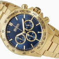  Shop Authentic Hugo Boss Ikon Blue Dial Gold Steel Strap Watch for Men - 1513340 - Luxxuri