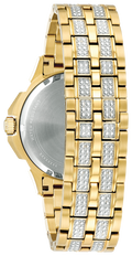  Shop Authentic Bulova Crystal Collection Octova White Dial Gold Steel Strap Watch for Men - 98C126 - Luxxuri