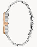  Shop Authentic Bulova Octova Crystal Silver Dial Two Tone Steel Strap Watch for Men - 98C133 - Luxxuri
