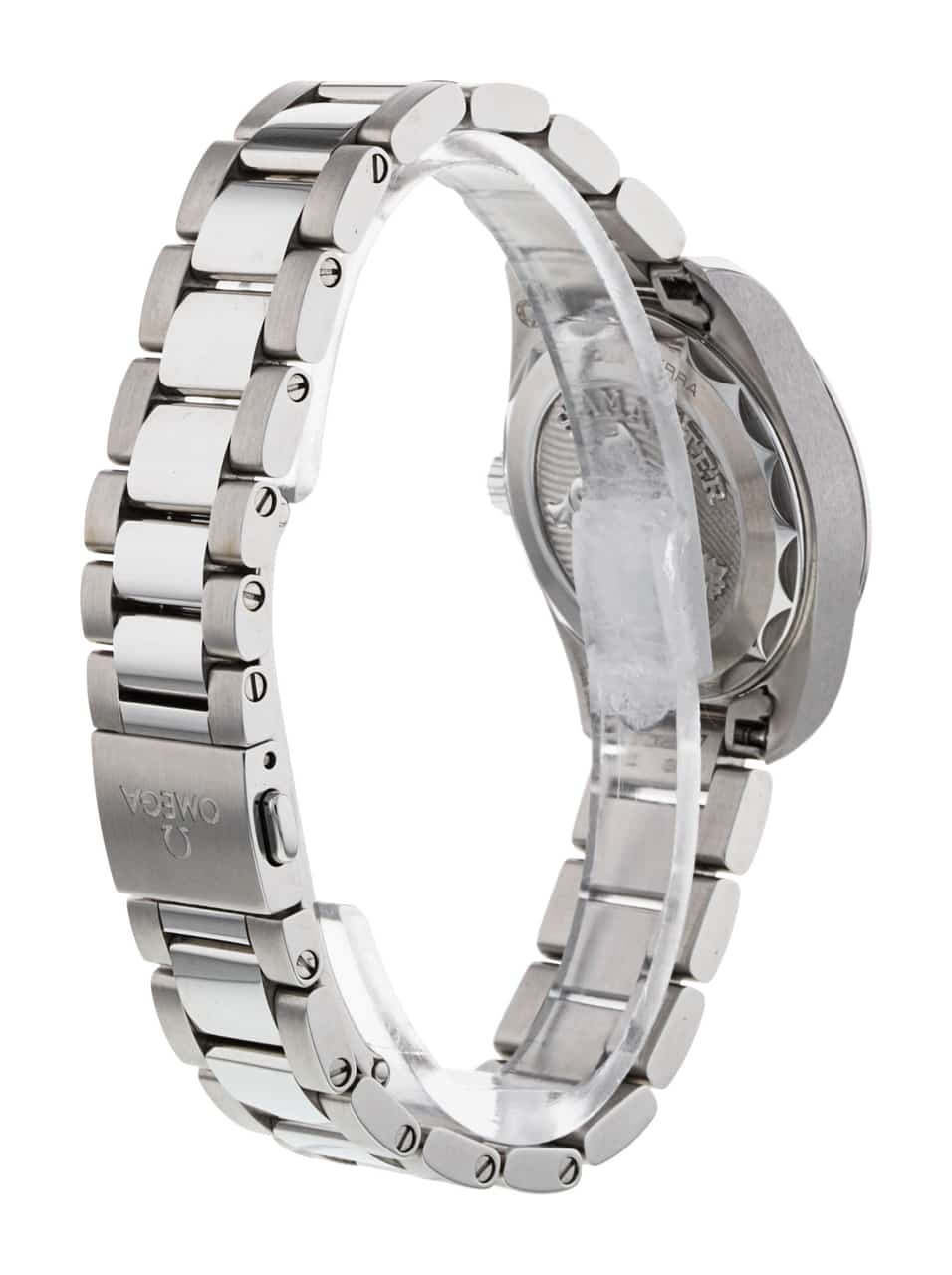  Shop Authentic Omega Seamaster Aqua Terra Quartz Diamond Black Dial Silver Steel Strap Watch for Women - 220.10.28.60.51.001 - Luxxuri