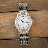  Shop Authentic Omega De Ville Prestige Co Axial Automatic White Dial Silver Steel Strap Watch for Men - 424.10.40.20.02.005 - Luxxuri