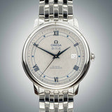  Shop Authentic Omega De Ville Prestige Co-Axial Grey Dial Silver Steel Strap Watch for Men - 424.10.40.20.06.002 - Luxxuri
