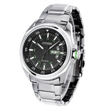  Shop Authentic Citizen Eco Drive Urban Black Dial Silver Stainless Steel Watch For Men - AW0020-59EB - Luxxuri