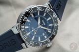  Shop Authentic Oris Aquis Date Blue Dial Black Rubber Strap Watch for Men - 0173377304152-0742464EB - Luxxuri