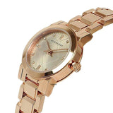 Shop Authentic Burberry Heritage Rose Gold Dial Rose Gold Steel Strap Watch for Women - BU9215 - Luxxuri