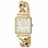  Shop Authentic Guess Vanity Diamonds Silver Dial Gold Steel Strap Watch for Women - W1030L2 - Luxxuri