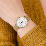  Shop Authentic Michael Kors Pyper Quartz Mother of Pearl White Dial Gold Mesh Bracelet Watch For Women - MK4619 - Luxxuri